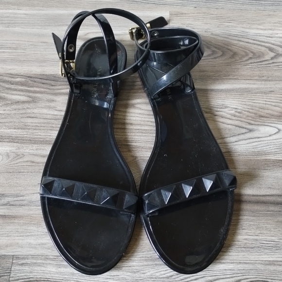 Banana Republic Studded Jelly Wrapped Ankle Sandal Women's Size 38 US 7 - Picture 1 of 4